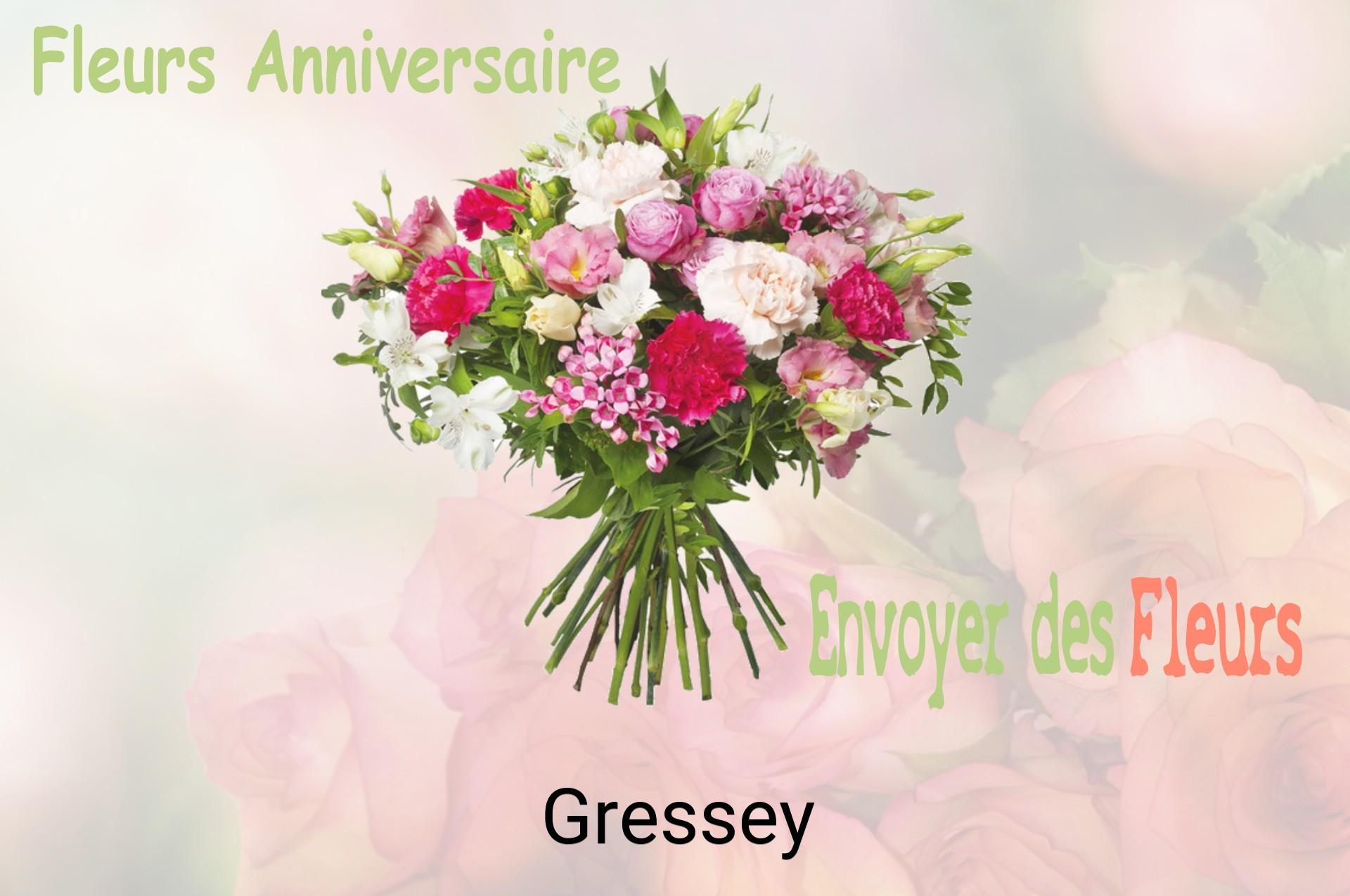 Bouquet de fleurs d’anniversaire livré à Gressey